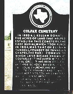 GO TO COLFAX CEMETERY MEMORIAL