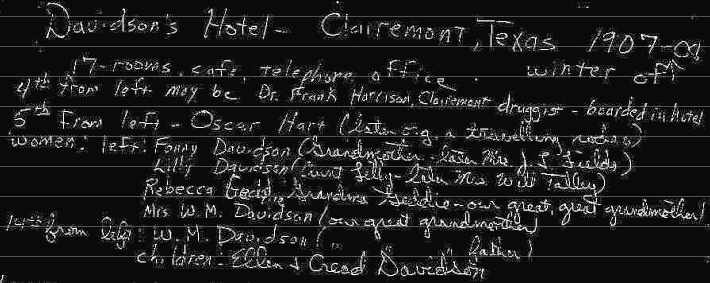 Davidson's Hotel List of Personages